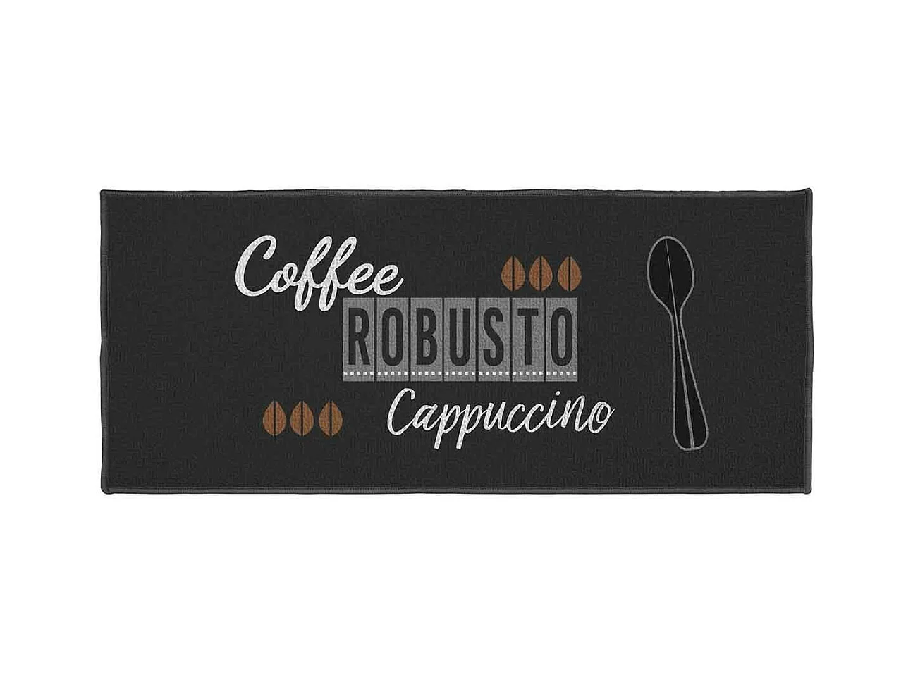 Tapis de Cuisine "Cappuccino" 50x120cm Marron
