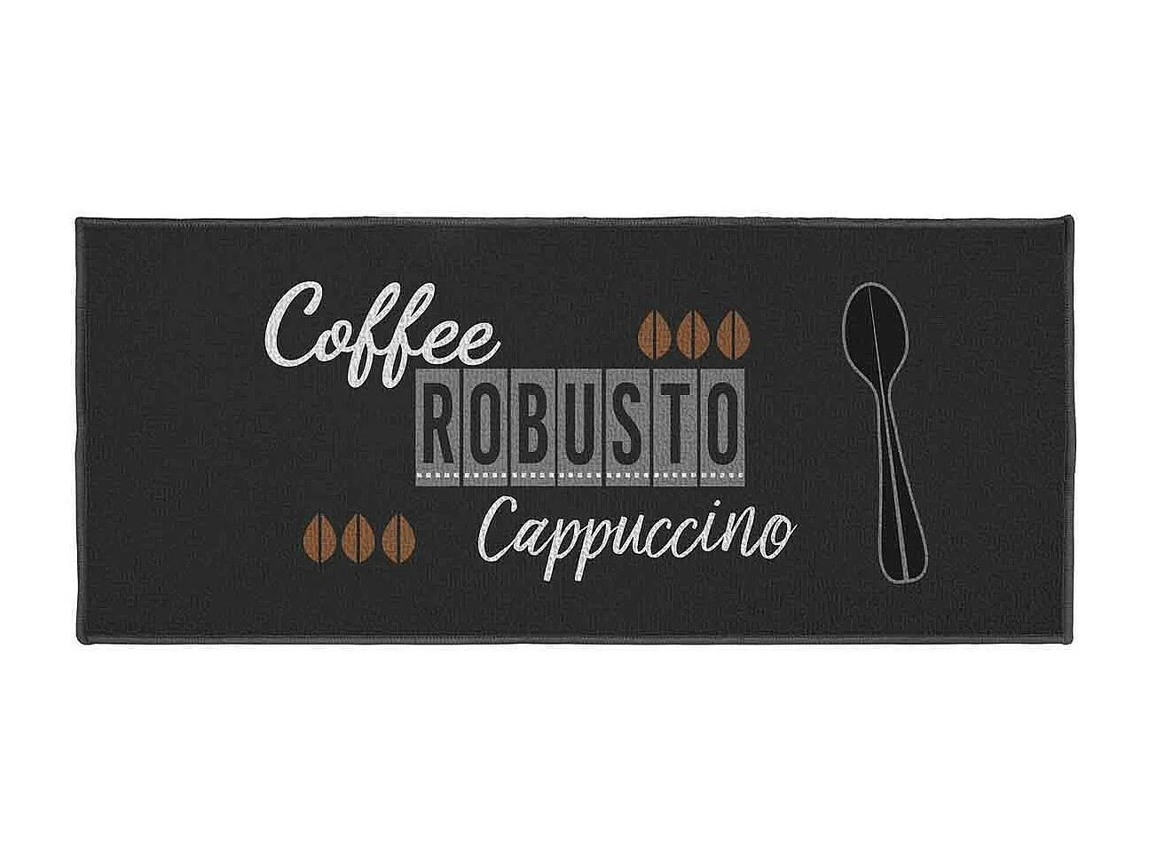Tapis de Cuisine "Cappuccino" 50x120cm Marron