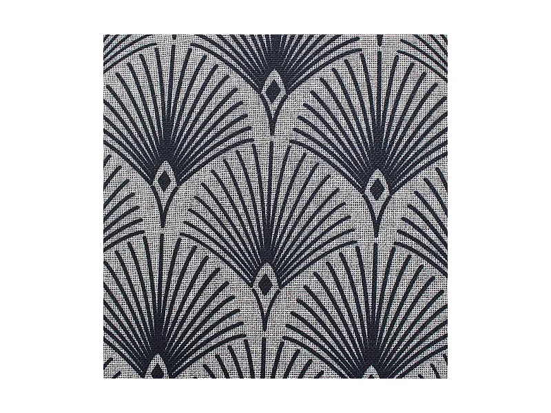 Tapis Tissé Imprimé "Casella" 45x120cm Gris