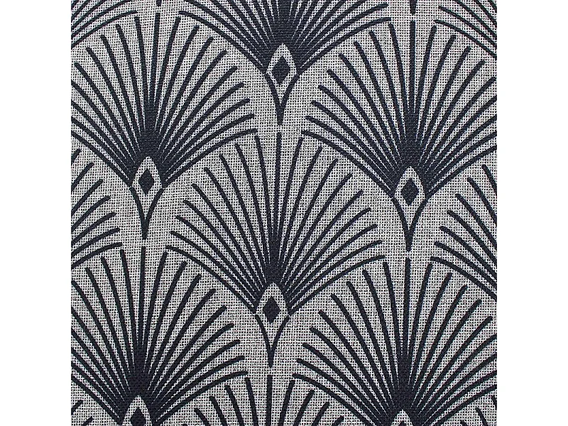 Tapis Tissé Imprimé "Casella" 45x120cm Gris