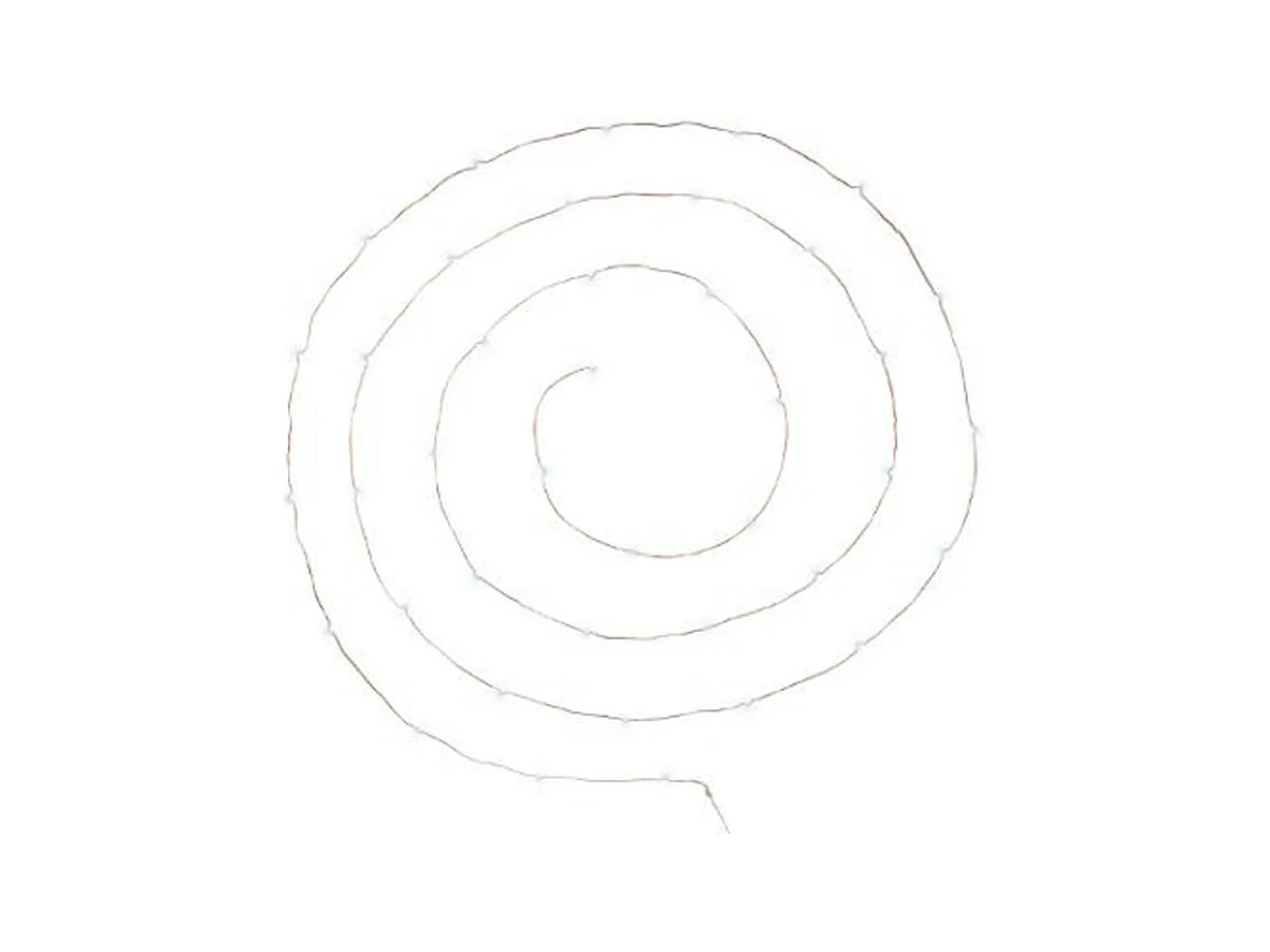 Guirlande Lumineuse "40 Led Blanc" 395cm Cuivre