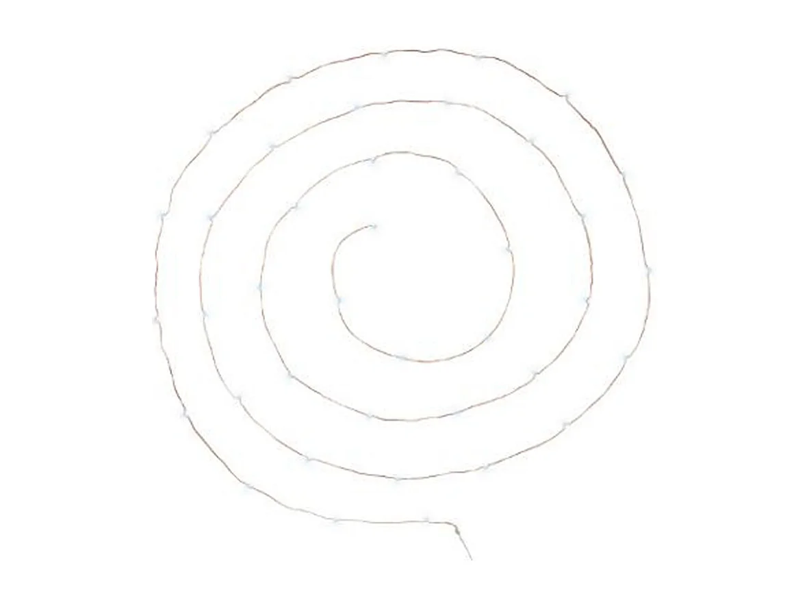 Guirlande Lumineuse "40 Led Blanc" 395cm Cuivre