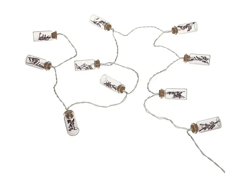 Guirlande Lumineuse Led "10 Fleurs" 165cm Violet