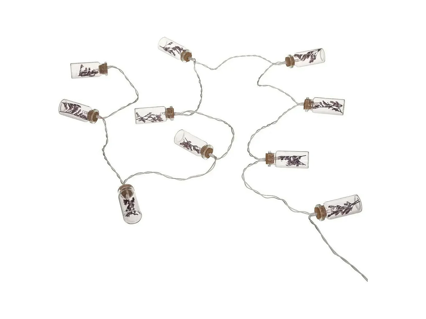 Guirlande Lumineuse Led "10 Fleurs" 165cm Violet