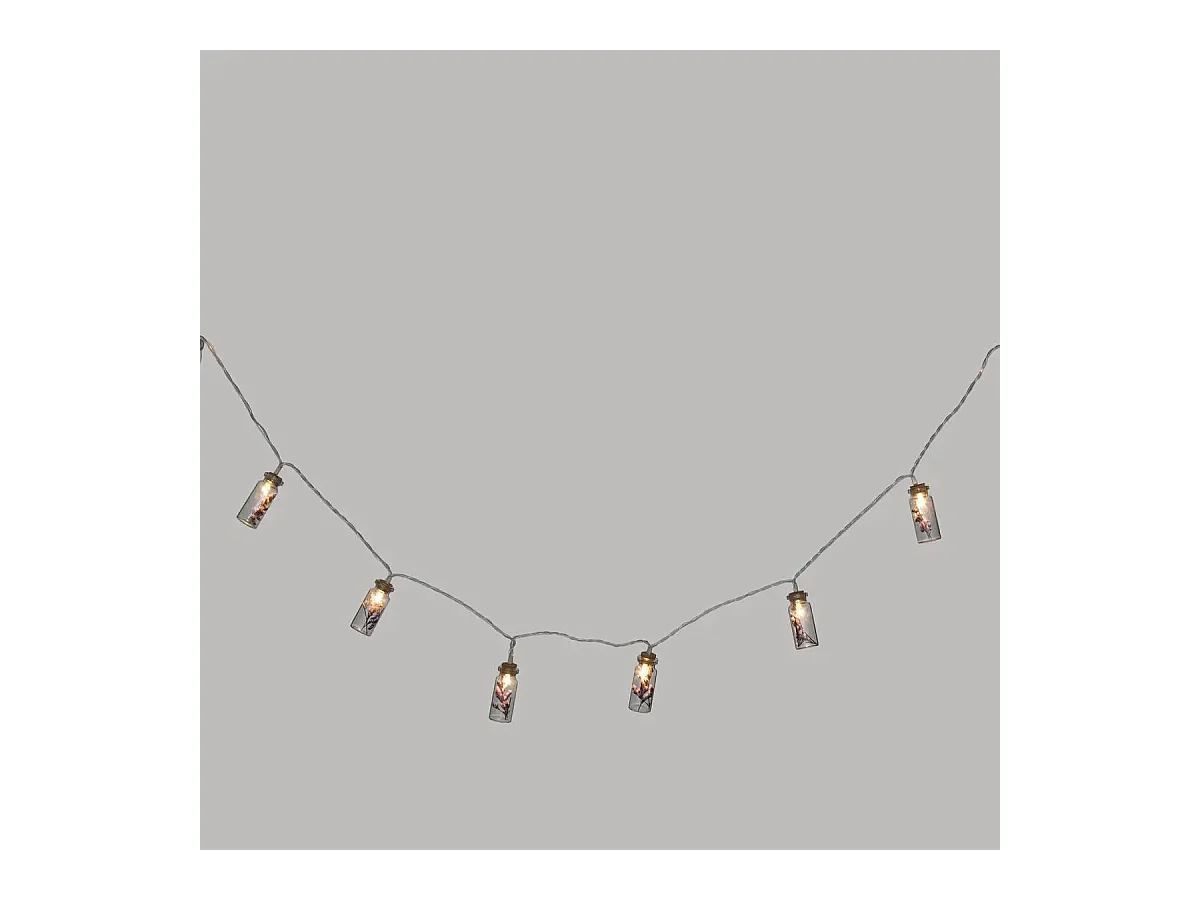 Guirlande Lumineuse Led "10 Fleurs" 165cm Violet