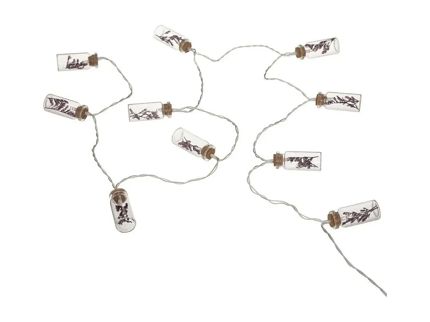 Guirlande Lumineuse Led "10 Fleurs" 165cm Violet