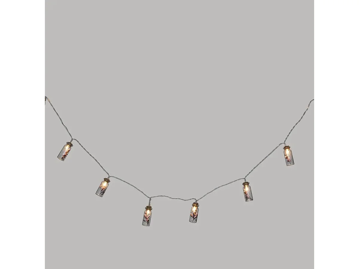 Guirlande Lumineuse Led "10 Fleurs" 165cm Violet