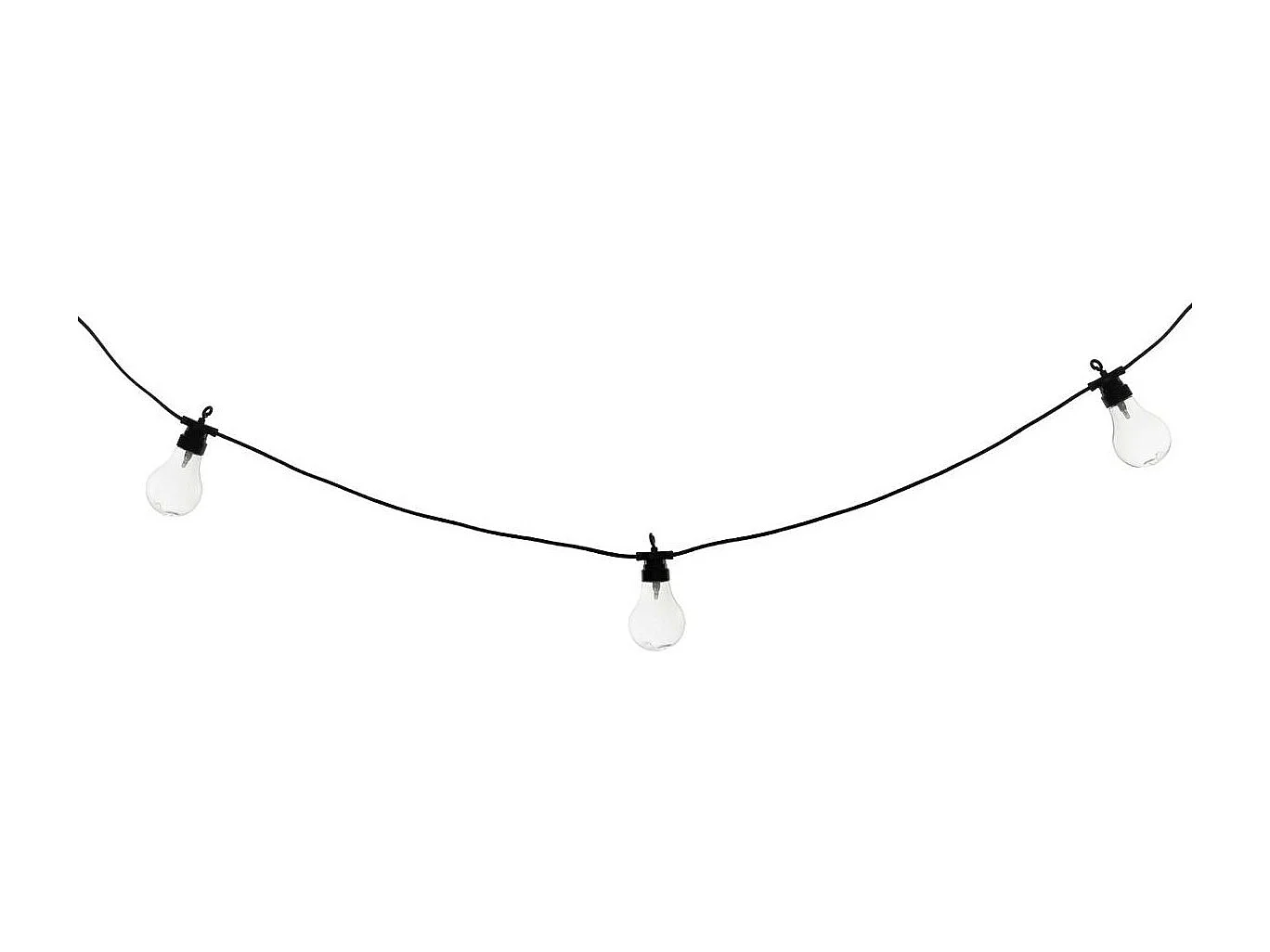 Guirlande Lumineuse à Led "10 Ampoules" 5M Noir