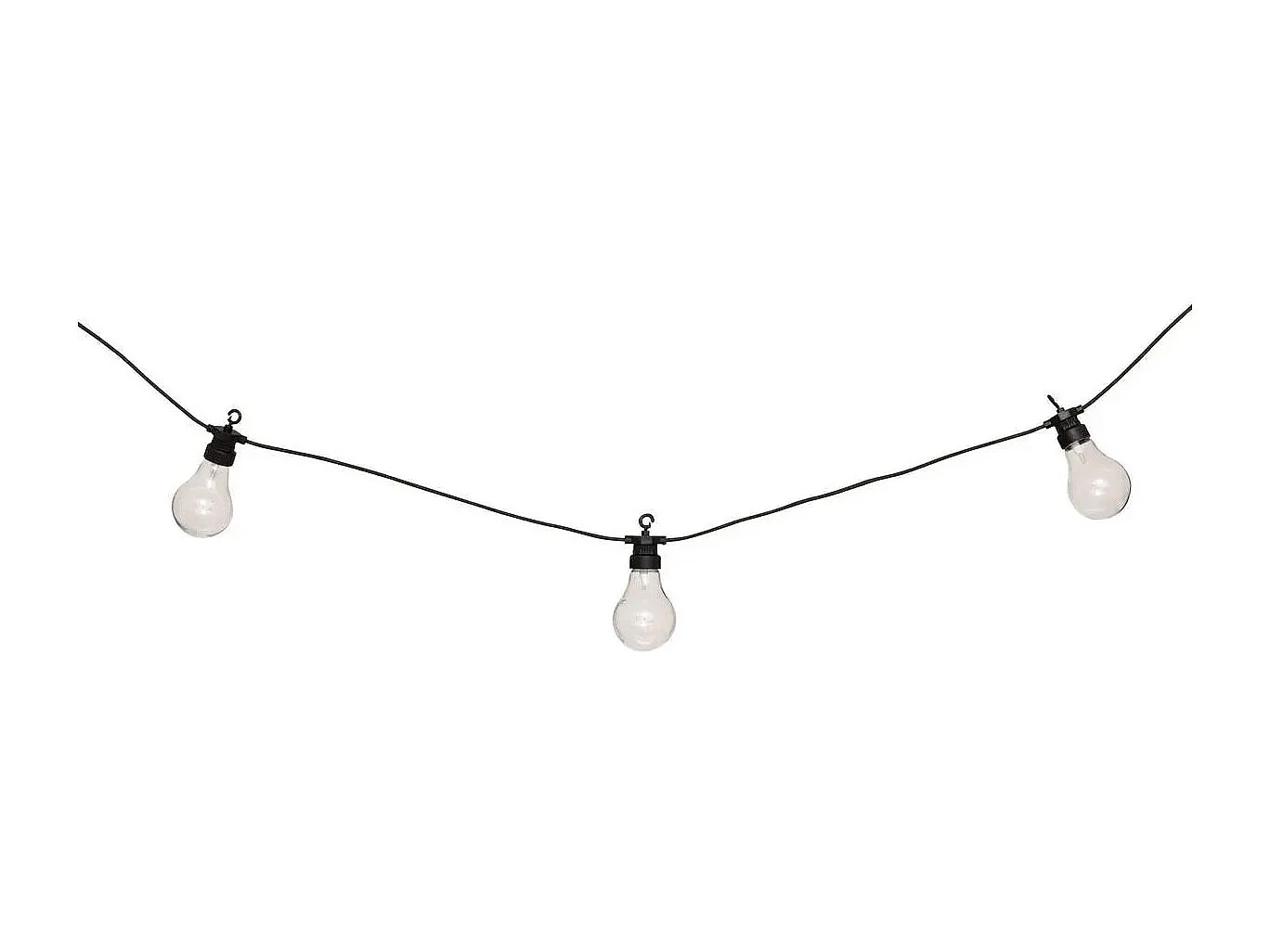 Guirlande Lumineuse à Led "10 Ampoules" 5M Noir