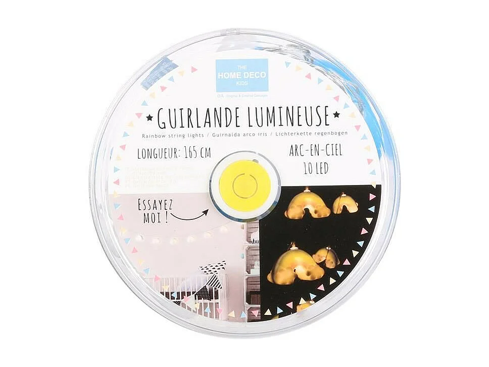 Guirlande Lumineuse "Arc En Ciel" 165cm Multicolore