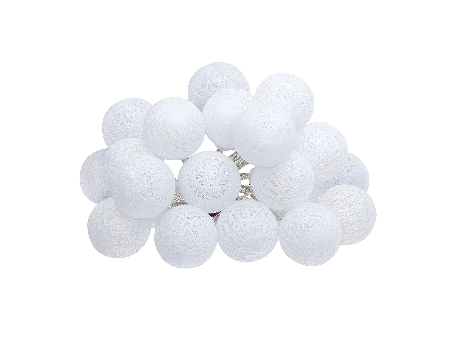 Guirlande Lumineuse à Led "20 Boules" Blanc