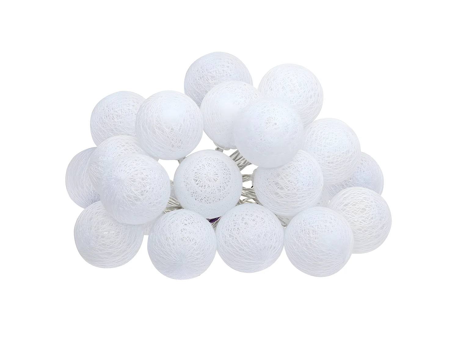 Guirlande Lumineuse à Led "20 Boules" Blanc