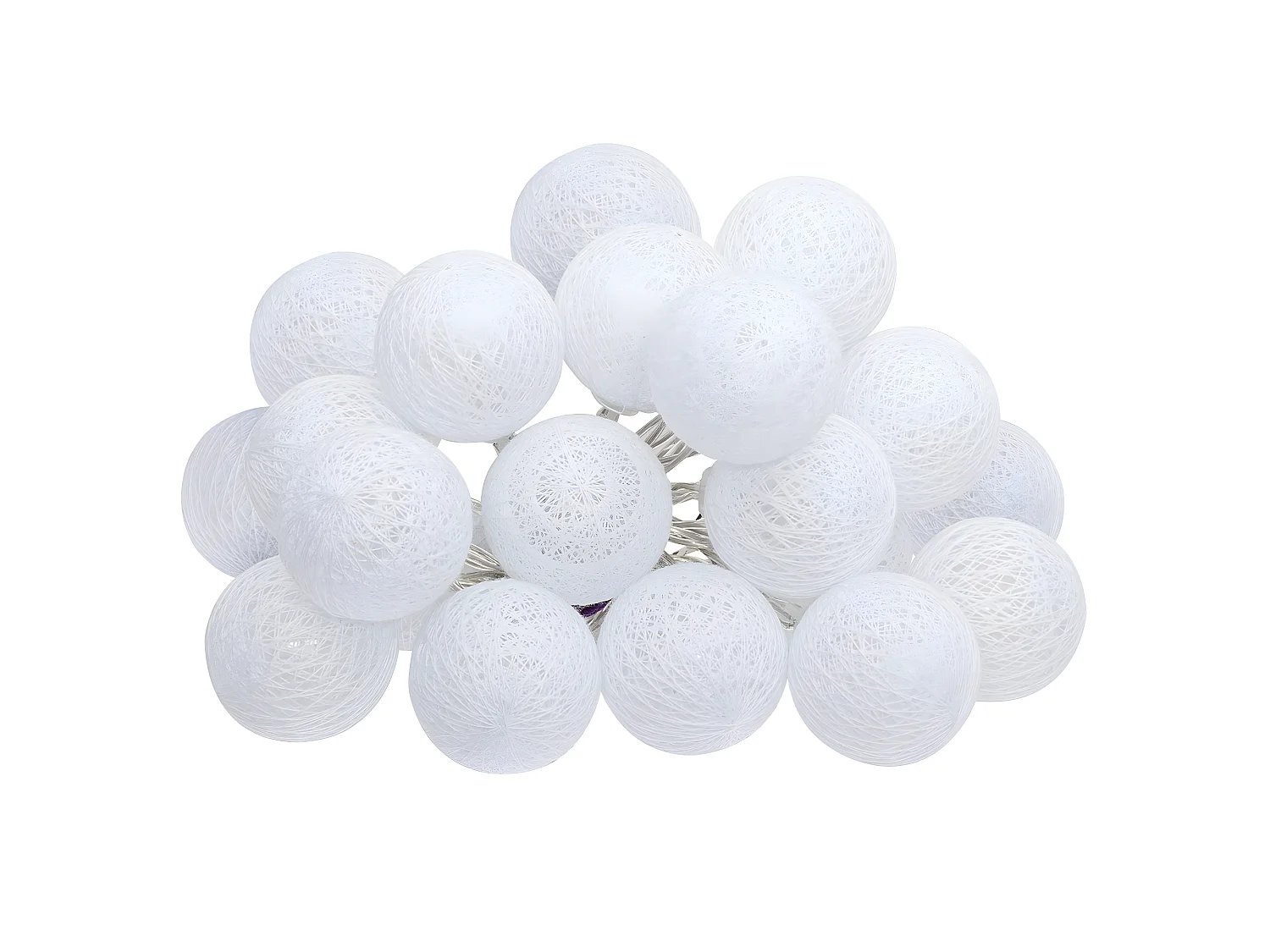 Guirlande Lumineuse à Led "20 Boules" Blanc