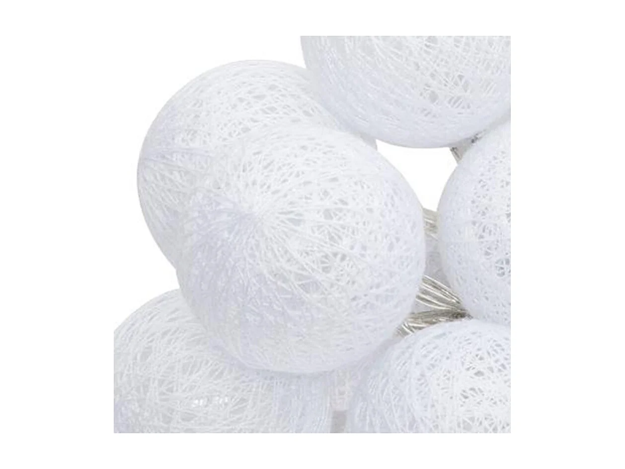 Guirlande Lumineuse à Led "20 Boules" Blanc