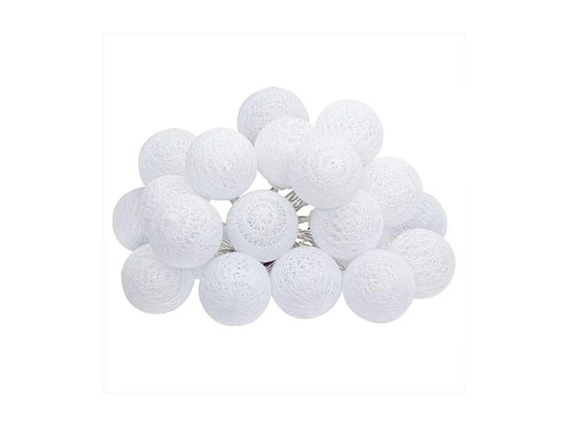 Guirlande Lumineuse à Led "20 Boules" Blanc