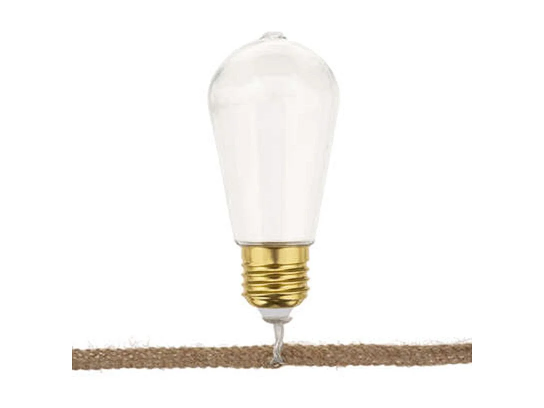 Guirlande Led 10 Ampoules "Loft" 165cm Transparent