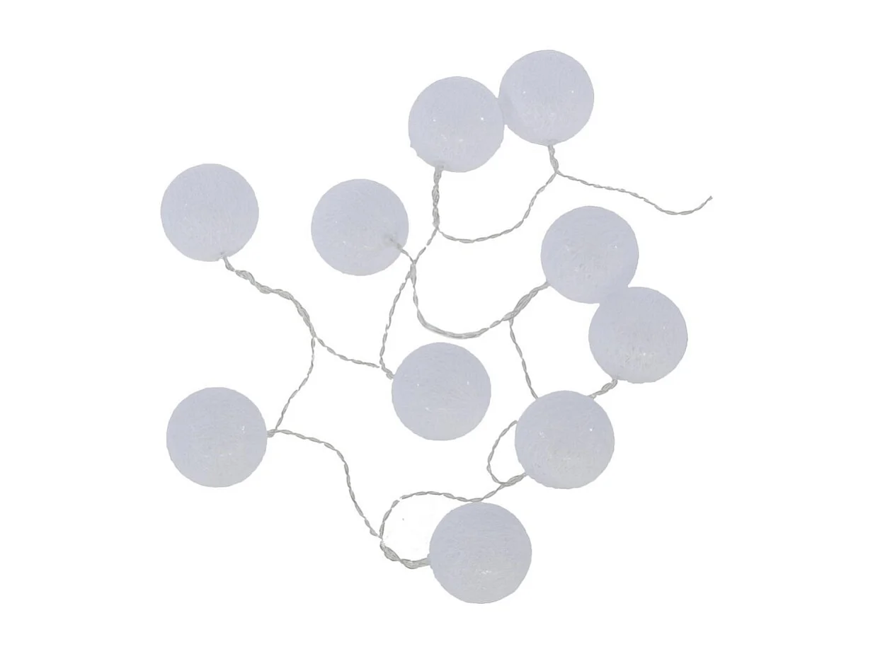 Girlande Led weiß 165x6cm