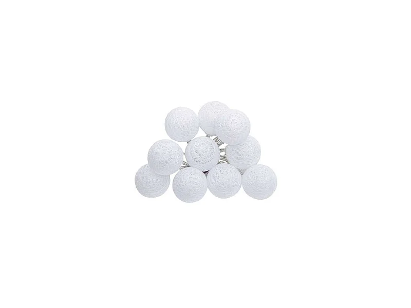 Guirlande en PVC blanc 165x6cm
