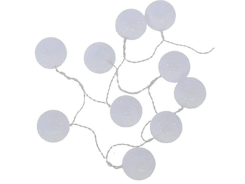 Guirlande en PVC blanc 165x6cm