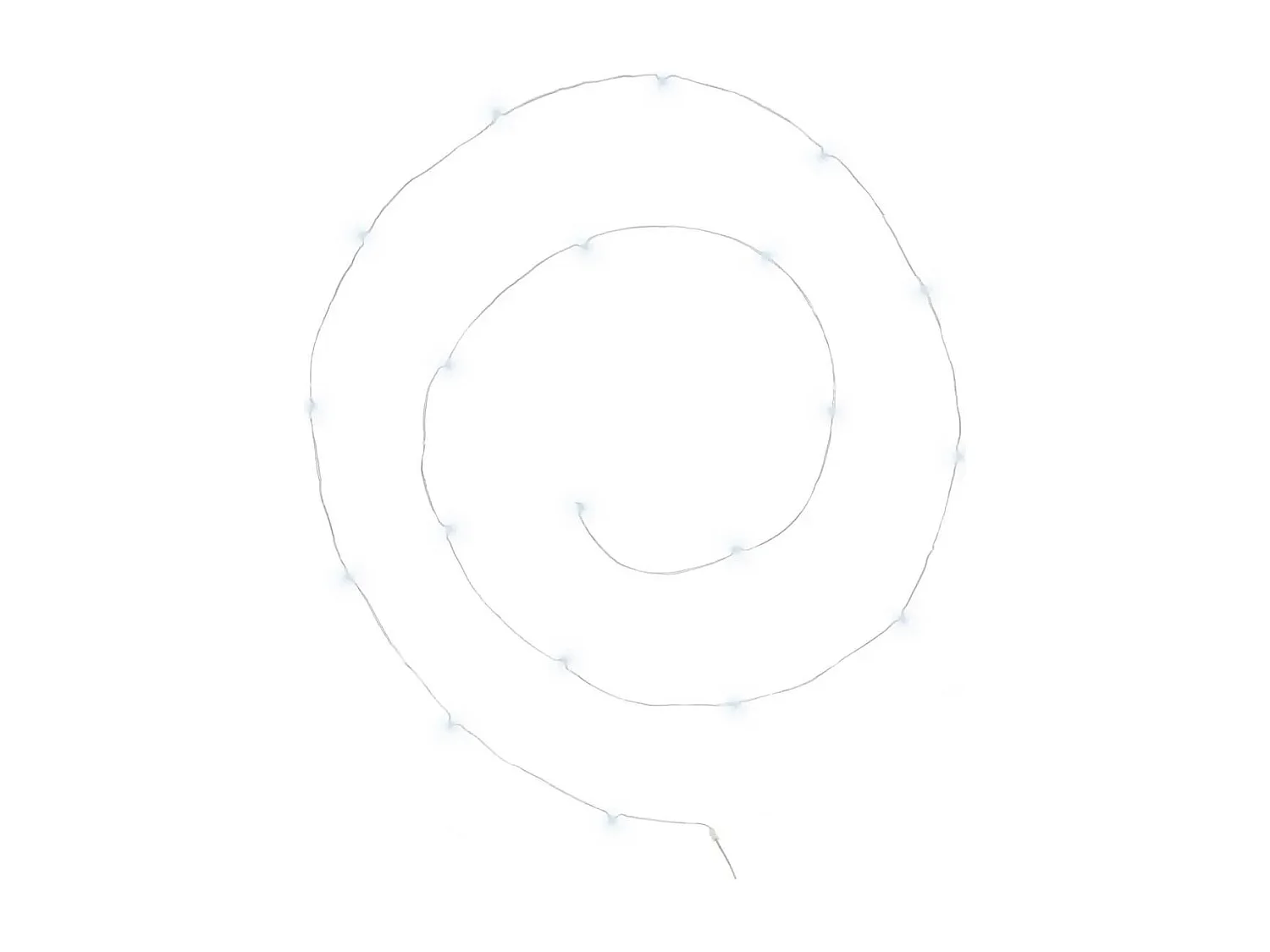 Guirlande Lumineuse 100 Leds "Froid" 1020cm Blanc