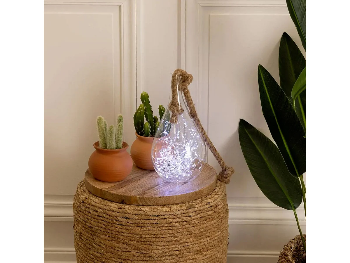 Guirlande Lumineuse 100 Leds "Froid" 1020cm Blanc