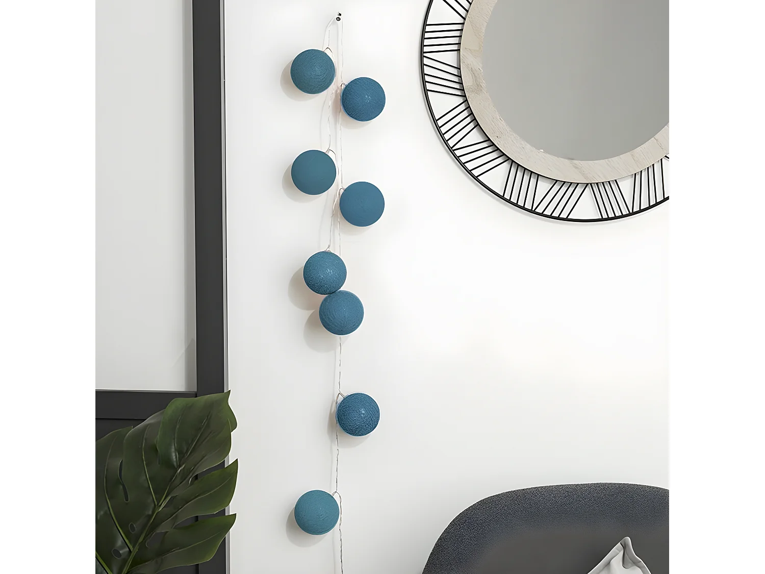 Girlande Led blau 3,5 x 255 cm