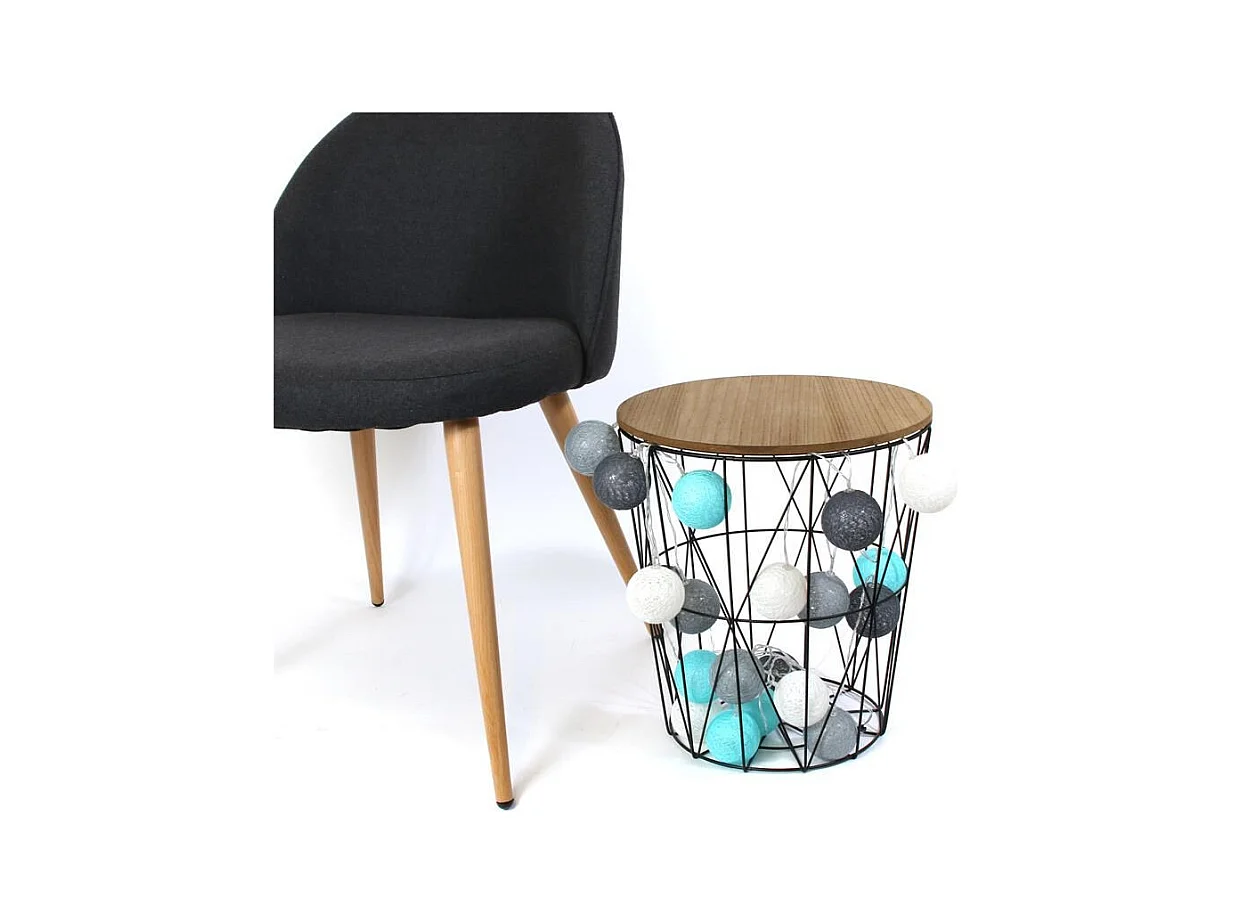 Guirlande Lumineuse à Led "20 Boules" 345cm Bleu