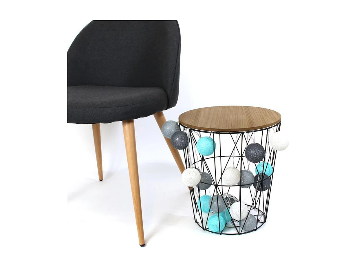 Guirlande Lumineuse à Led "20 Boules" 345cm Bleu