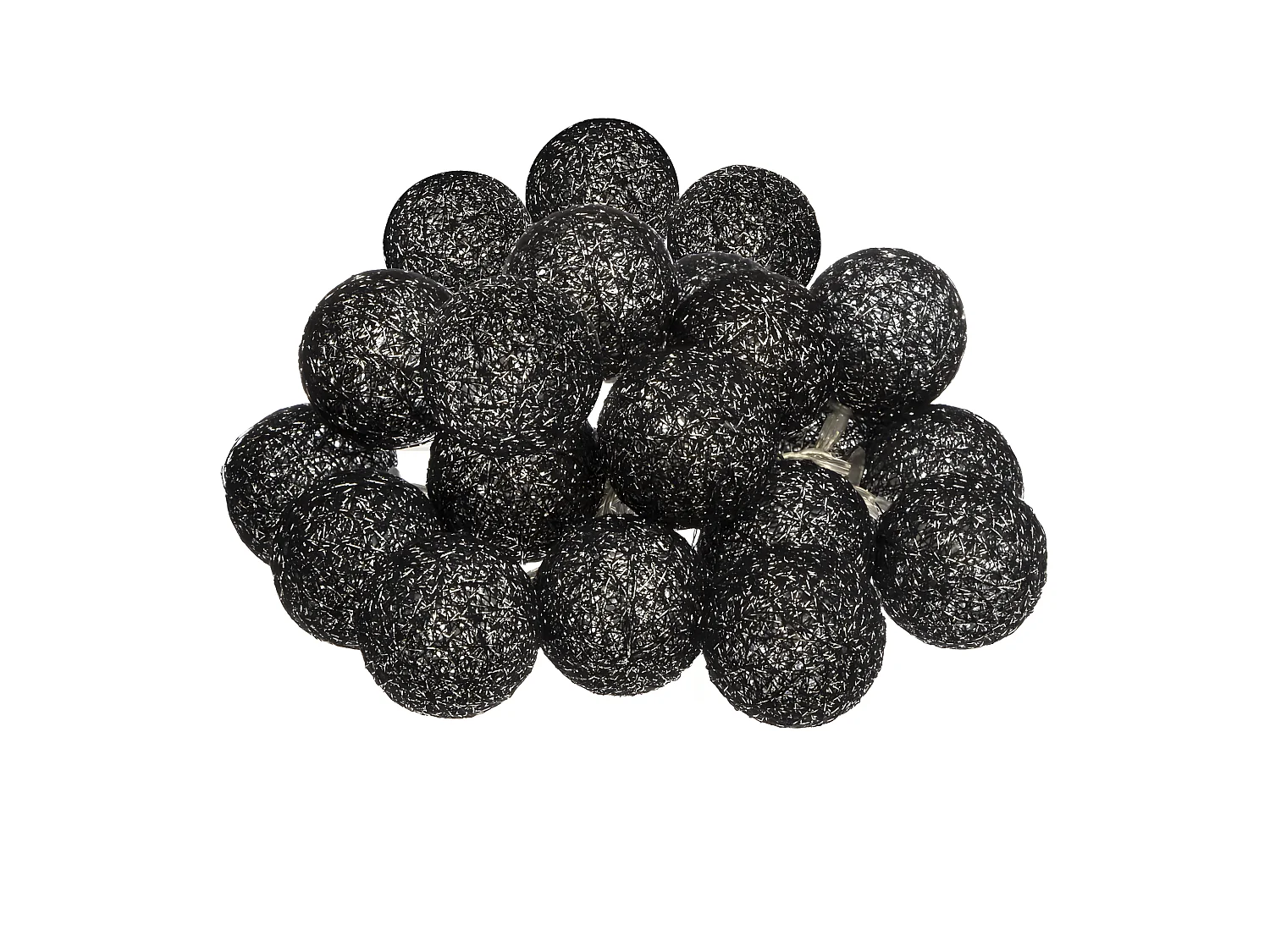 Guirlande Lumineuse à Led "20 Boules" Noir