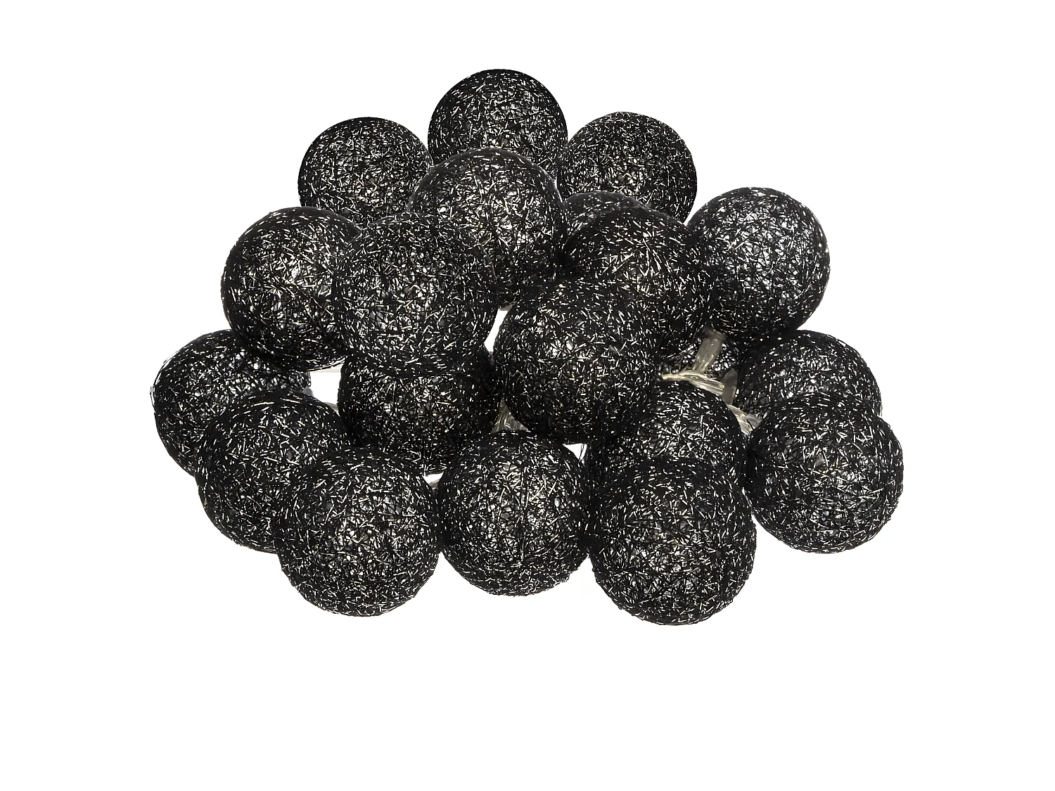 Guirlande Lumineuse à Led "20 Boules" Noir