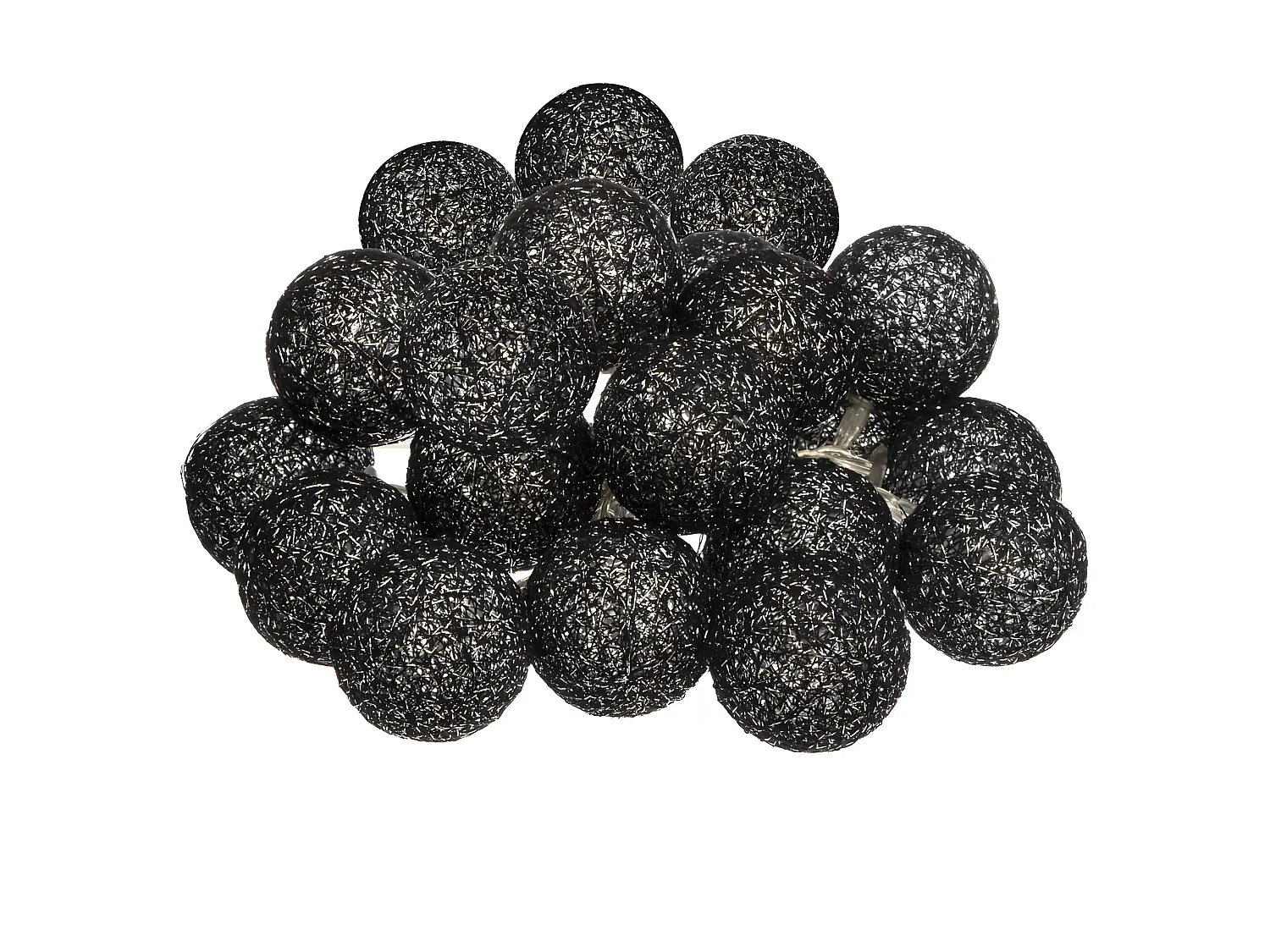 Guirlande Lumineuse à Led "20 Boules" Noir