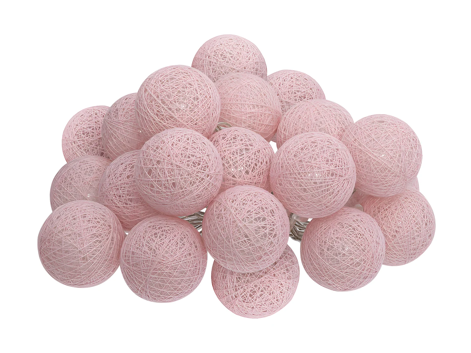 Guirlande Lumineuse à Led "20 Boules" Rose