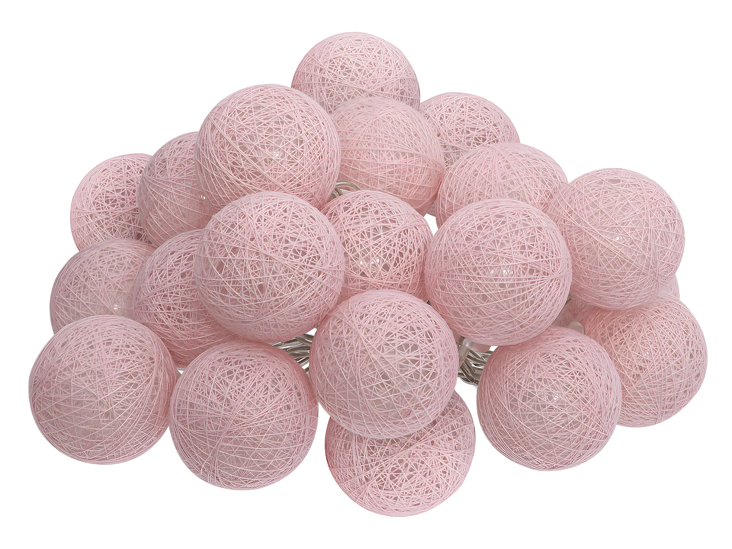 Guirlande Lumineuse à Led "20 Boules" Rose