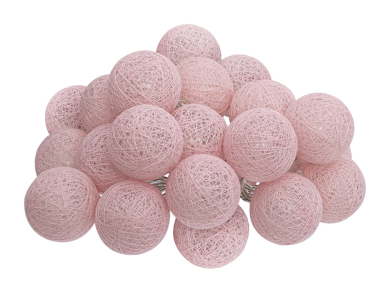 Guirlande Lumineuse à Led "20 Boules" Rose