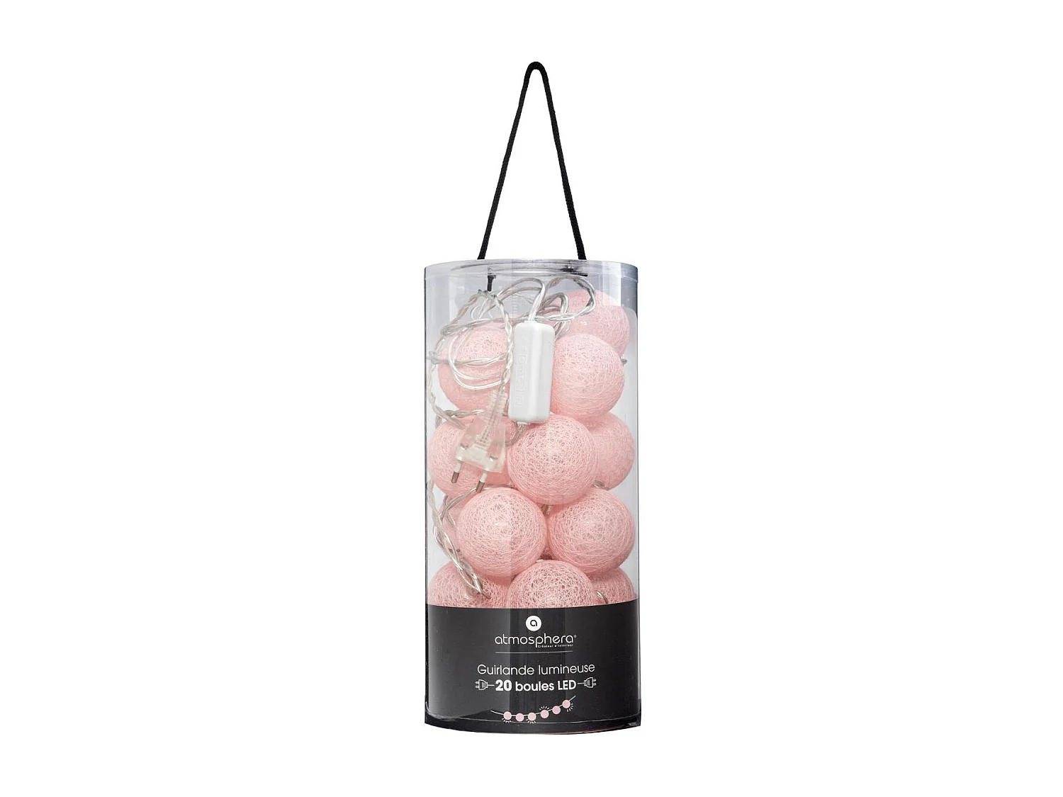 Guirlande Lumineuse à Led "20 Boules" Rose