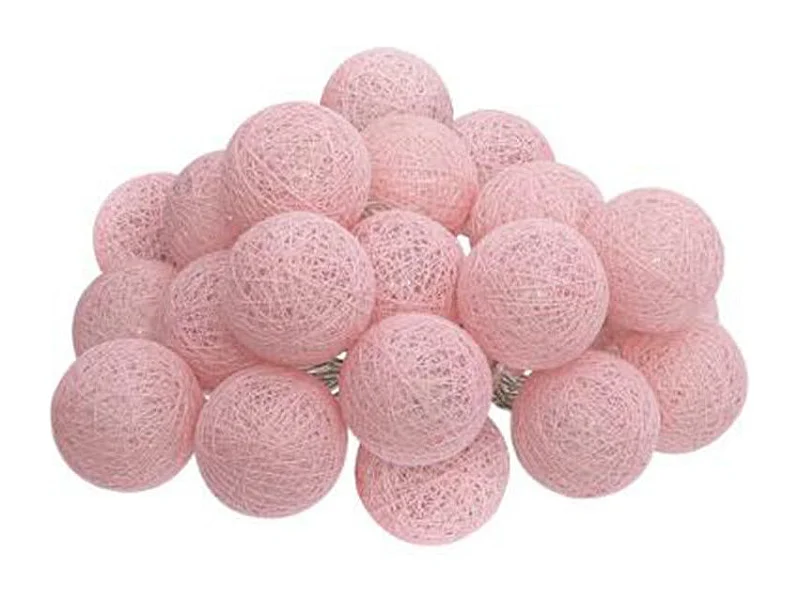 Guirlande Lumineuse à Led "20 Boules" Rose