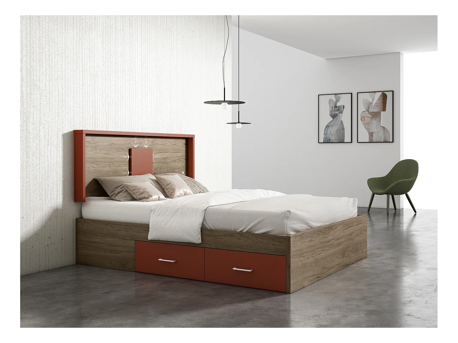 Tête de lit Delta 160 cm Teja Indio