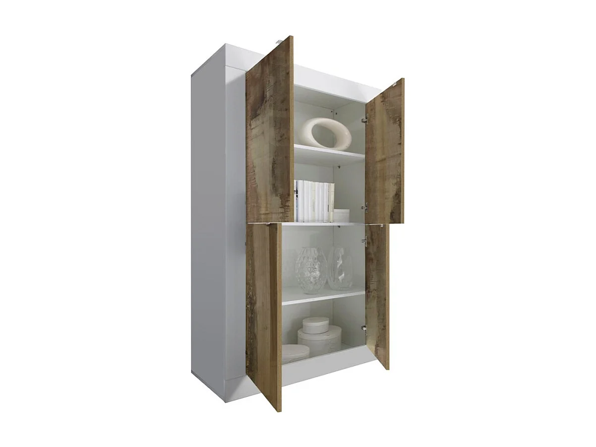 Meuble 4 Portes en Bois L101,4 cm - Initial