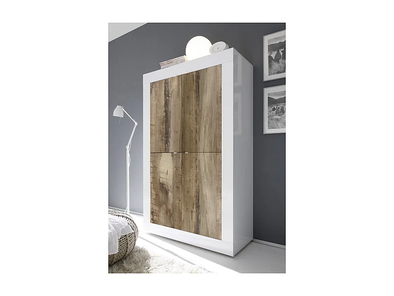 Meuble 4 Portes en Bois L101,4 cm - Initial