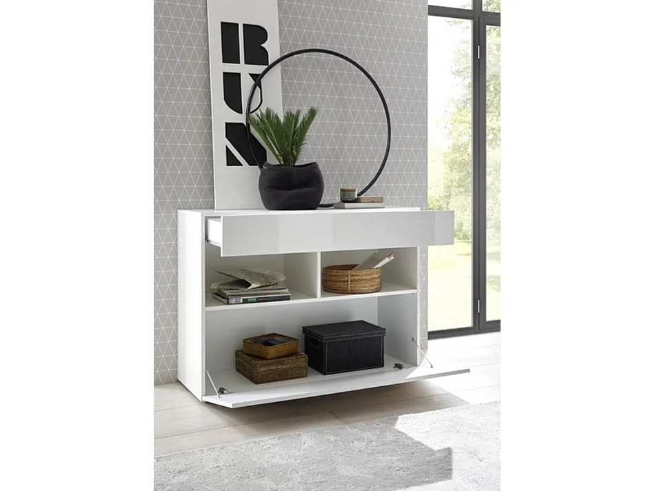 Buffet SOPRANO blanc 111 cm