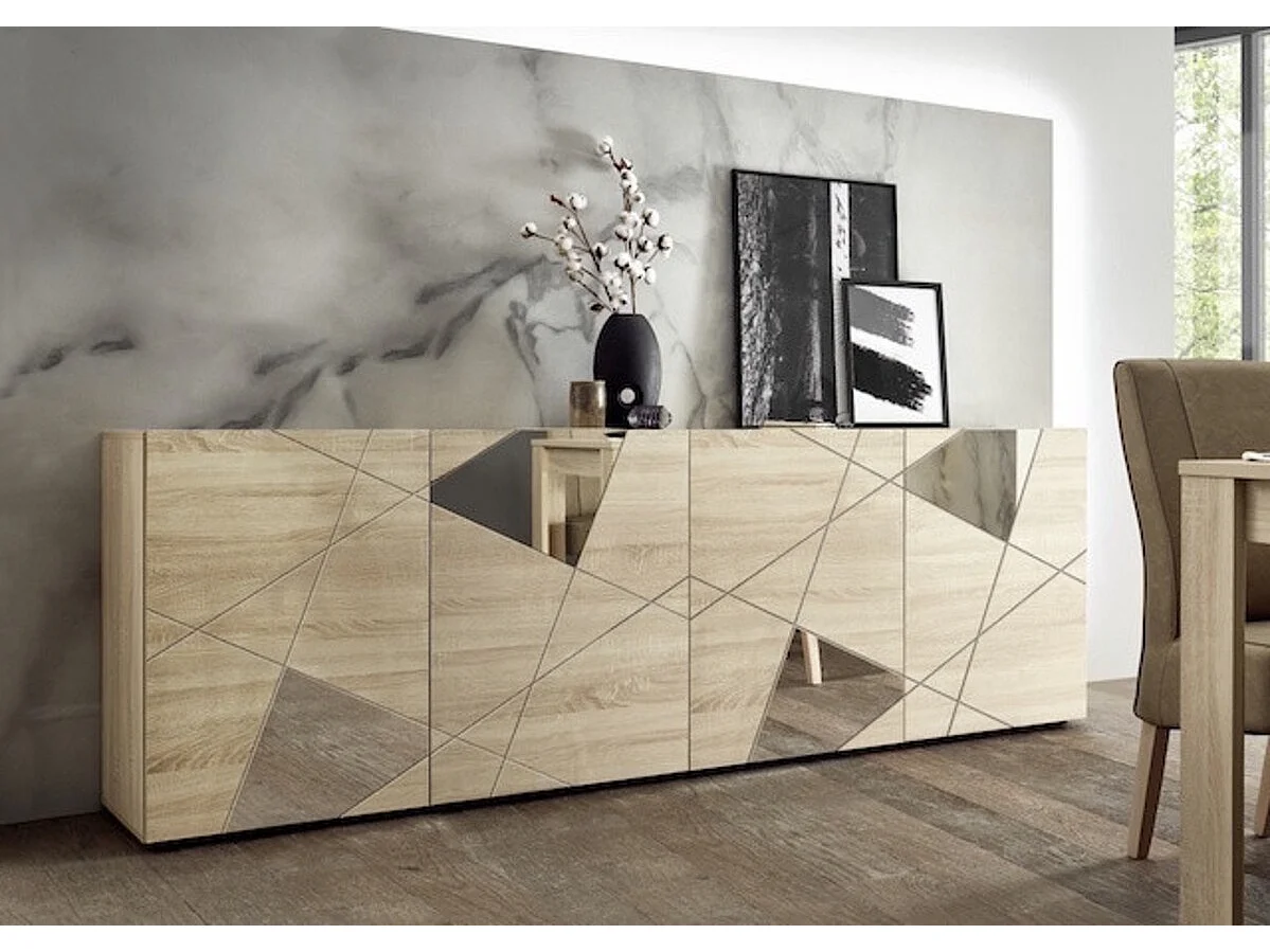 Buffet VITTORIA chêne Sonoma 241 cm