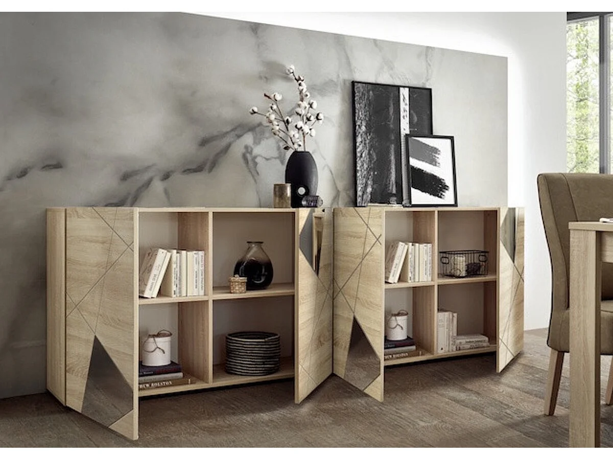 Buffet VITTORIA chêne Sonoma 241 cm