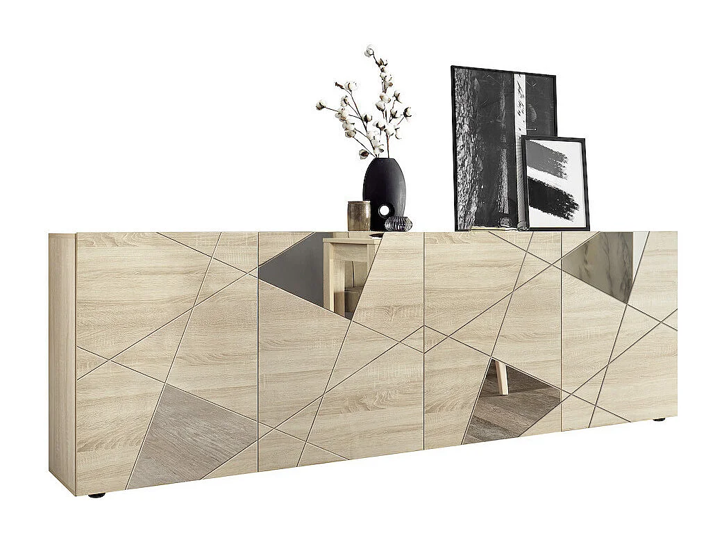 Buffet VITTORIA chêne Sonoma 241 cm