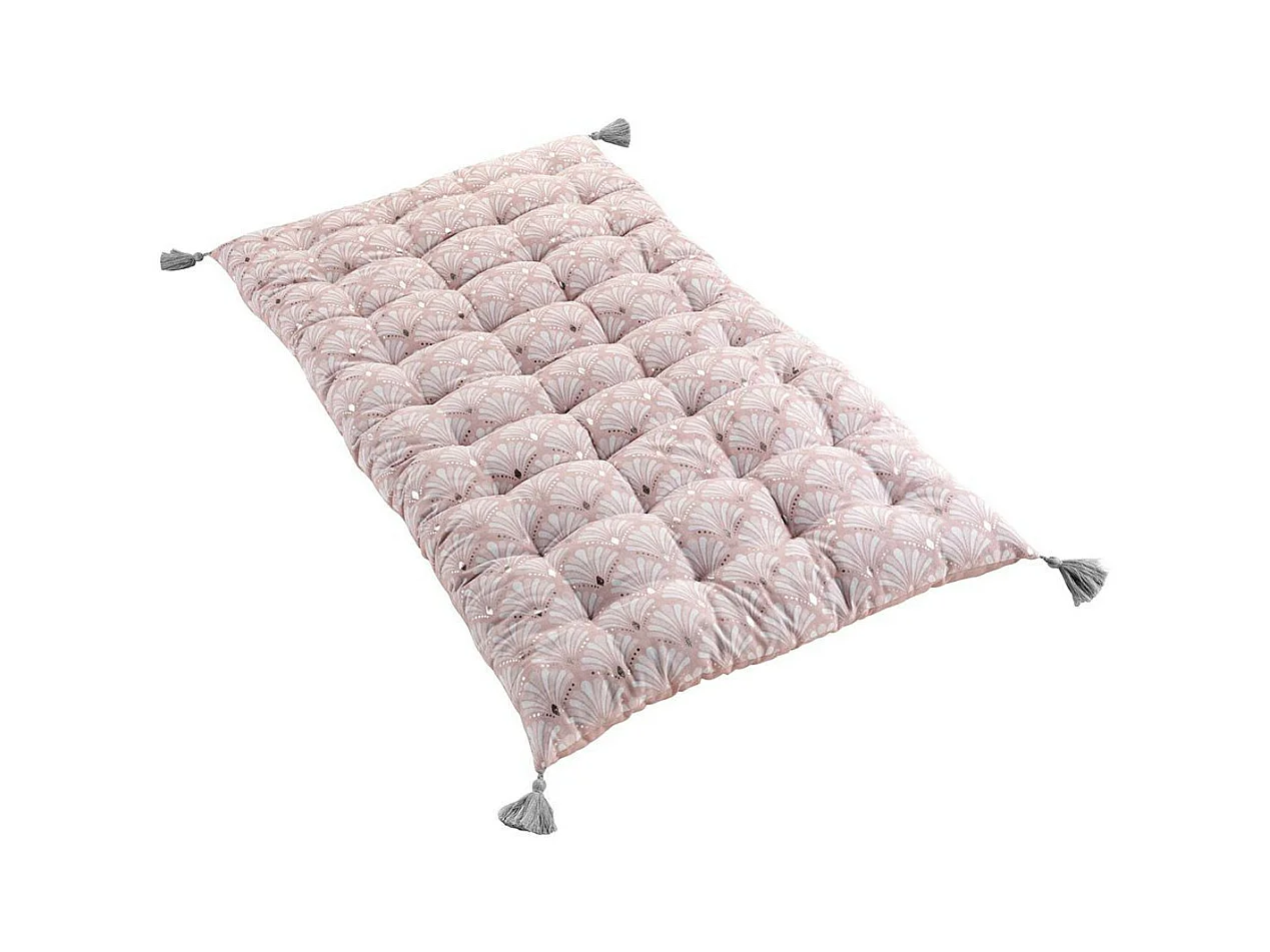 Matelas Bain de Soleil "Art Chic" 60x120cm Rose