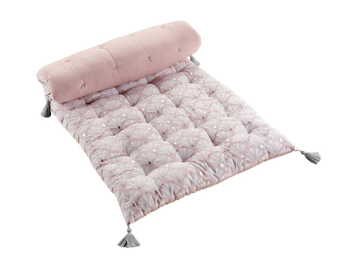 Matelas Bain de Soleil "Art Chic" 60x120cm Rose