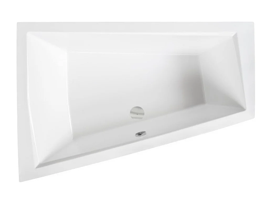 Baignoire d'angle Gauche INTIMA DUO en 170 ou 180 cm - Dimensions: 180cm