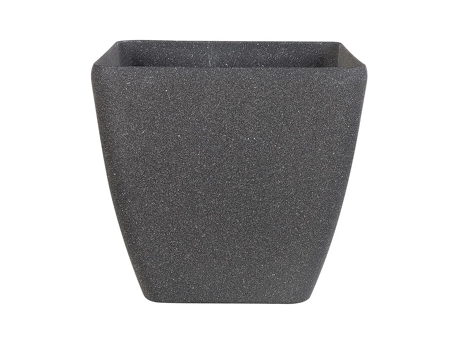 Lot de 2 pots de fleurs ZELI 34 cm Gris foncé