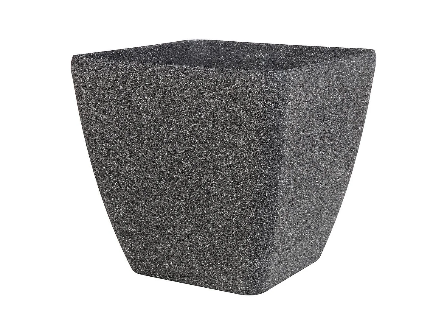 Lot de 2 pots de fleurs ZELI 34 cm Gris foncé