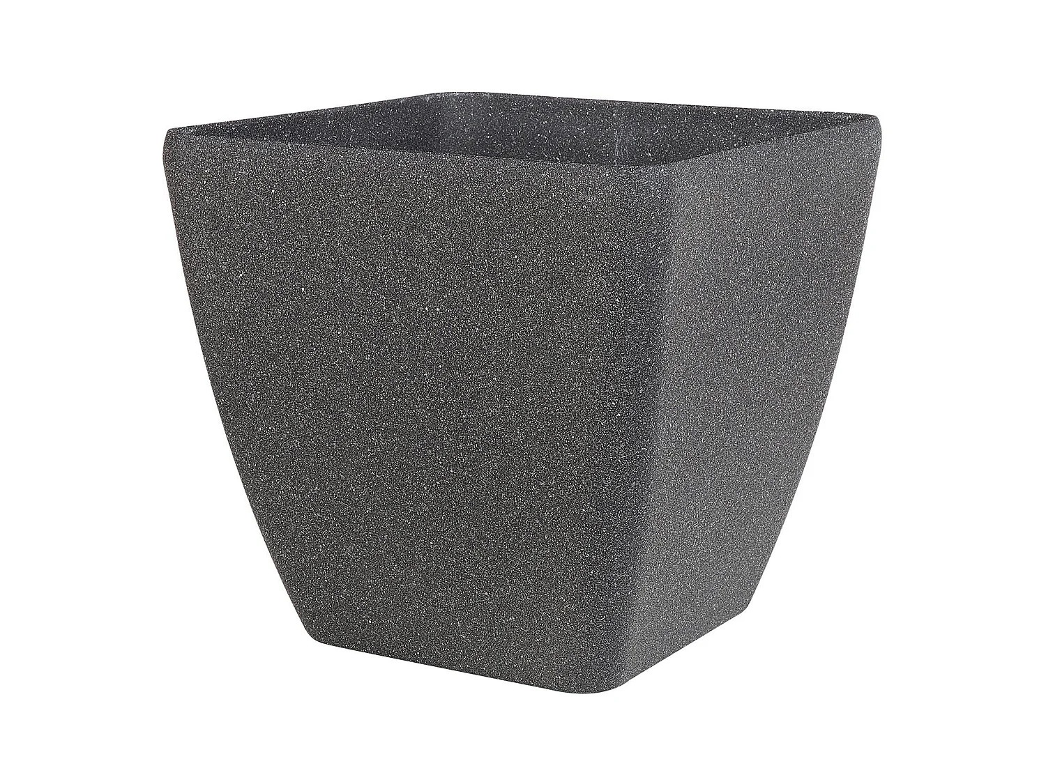 Lot de 2 pots de fleurs ZELI 42 cm Gris foncé