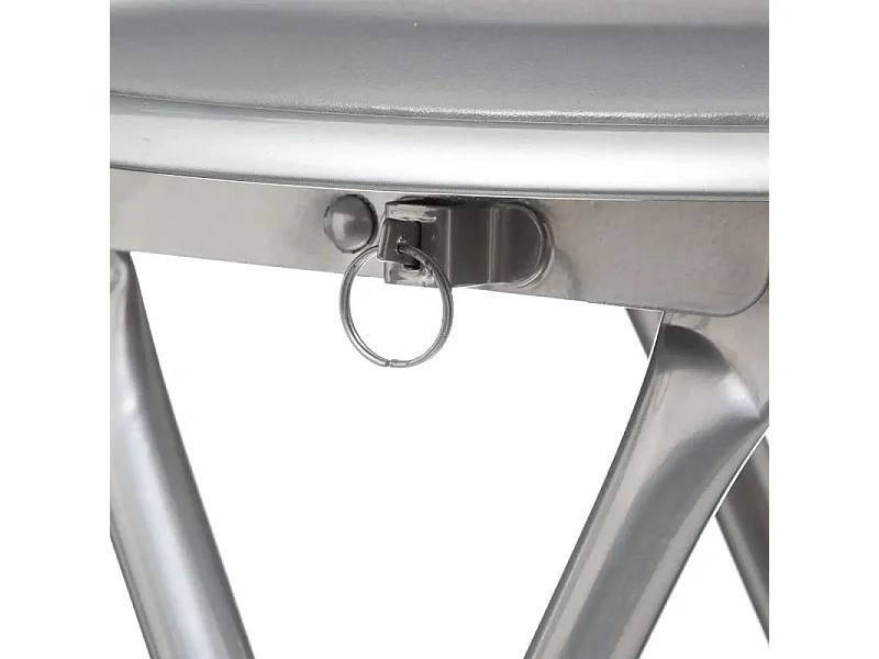 Tabouret Pliant "Trend" 45cm Gris